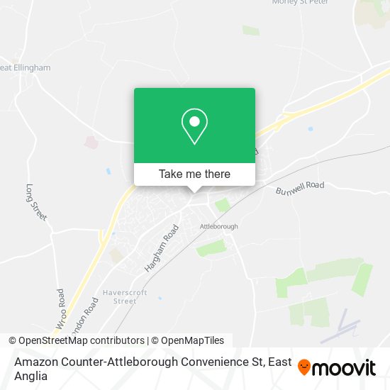 Amazon Counter-Attleborough Convenience St map
