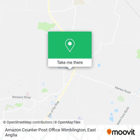 Amazon Counter-Post Office Wimblington map