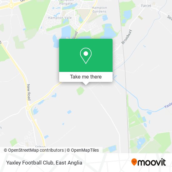 Yaxley Football Club map