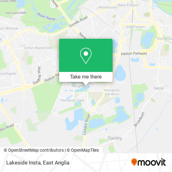 Lakeside Insta map