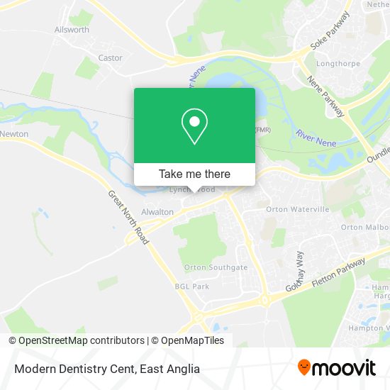 Modern Dentistry Cent map