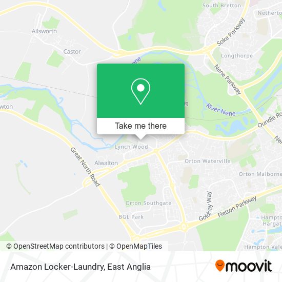 Amazon Locker-Laundry map