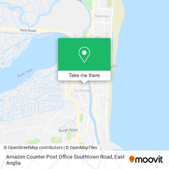 Amazon Counter-Post Office Southtown Road map