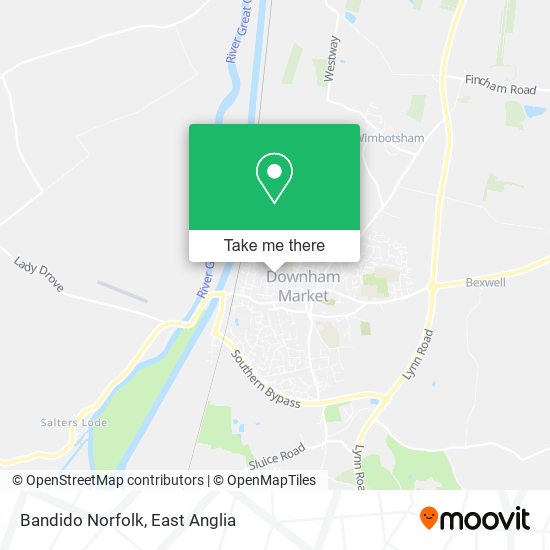 Bandido Norfolk map
