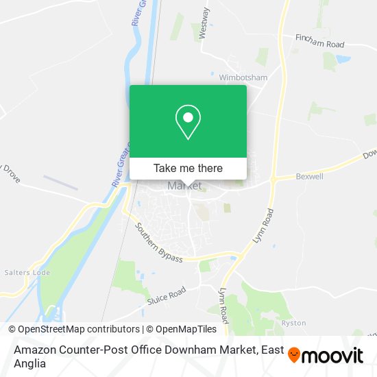 Amazon Counter-Post Office Downham Market map
