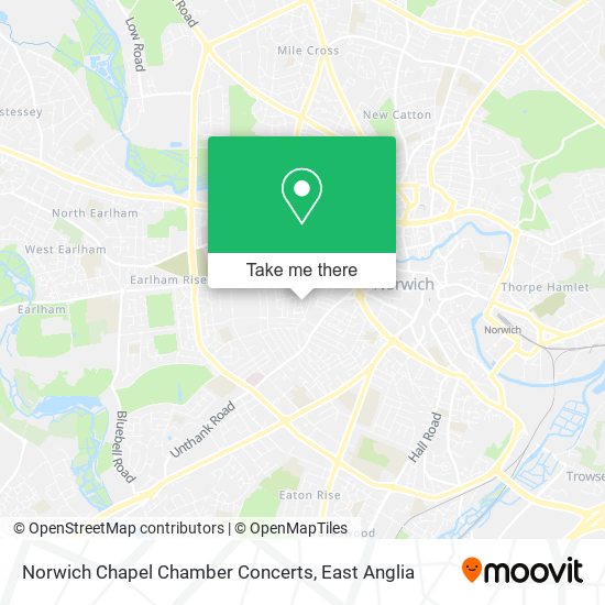 Norwich Chapel Chamber Concerts map