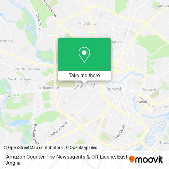 Amazon Counter-The Newsagents & Off Licenc map