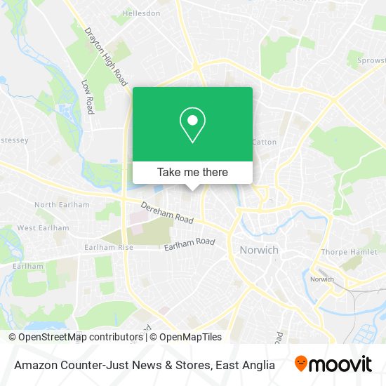 Amazon Counter-Just News & Stores map