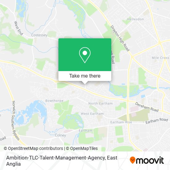 Ambition-TLC-Talent-Management-Agency map