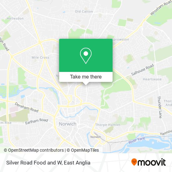 Silver Road Food and W map