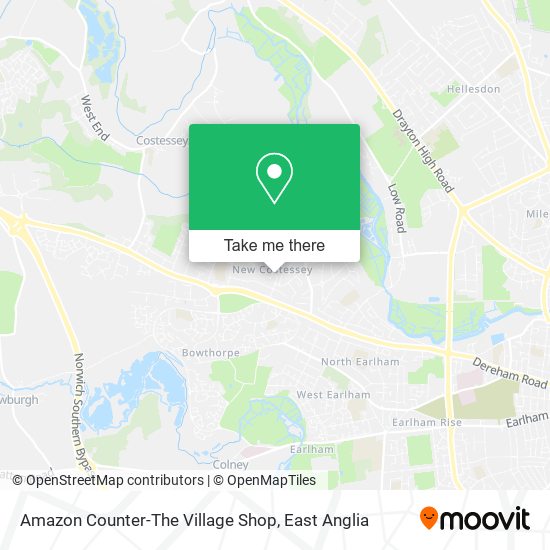 Amazon Counter-The Village Shop map
