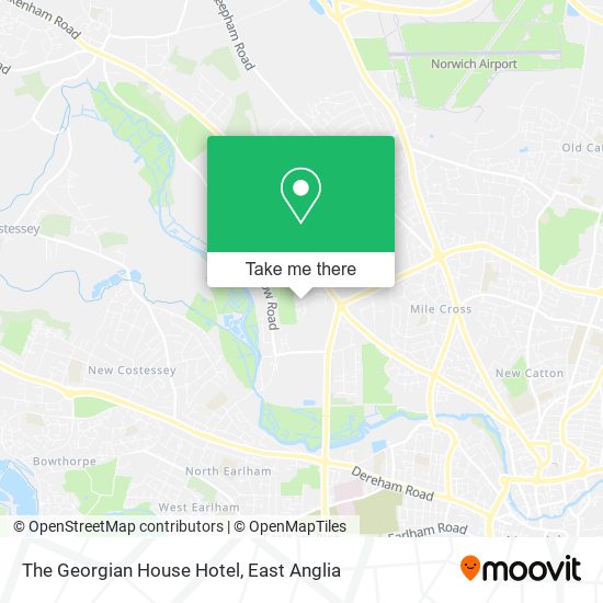 The Georgian House Hotel map