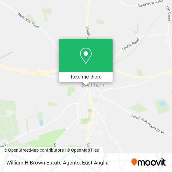 William H Brown Estate Agents map