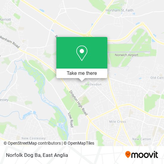 Norfolk Dog Ba map