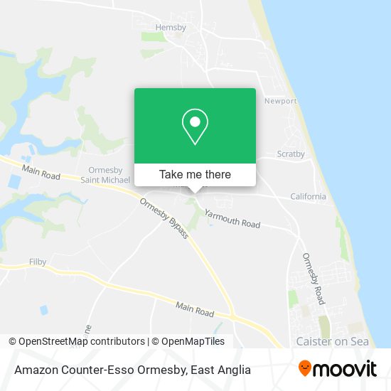 Amazon Counter-Esso Ormesby map