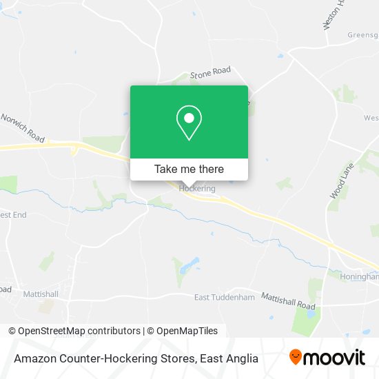 Amazon Counter-Hockering Stores map