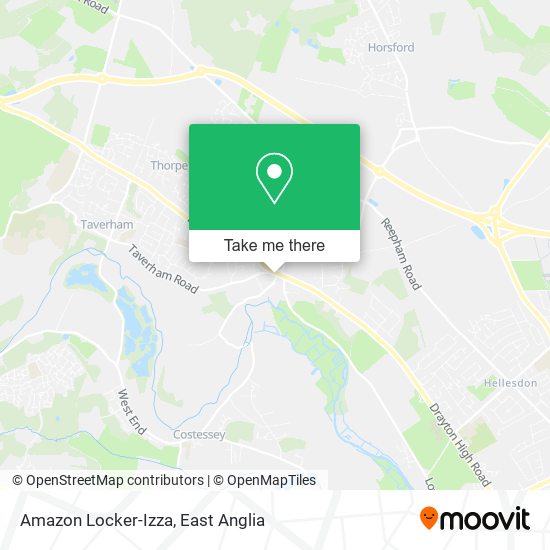 Amazon Locker-Izza map