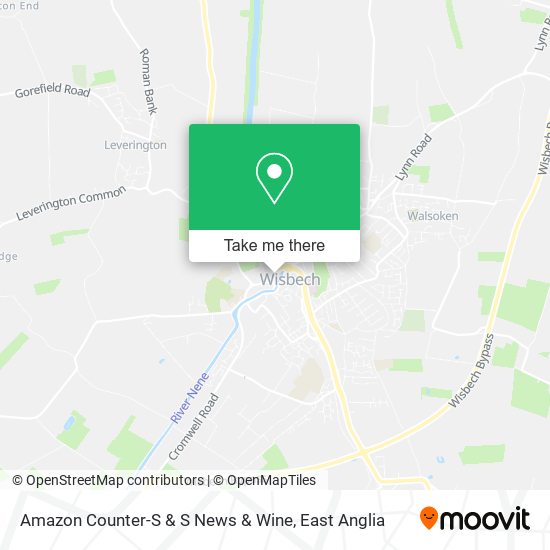 Amazon Counter-S & S News & Wine map