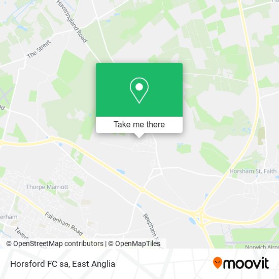 Horsford FC sa map