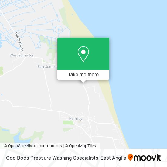 Odd Bods Pressure Washing Specialists map