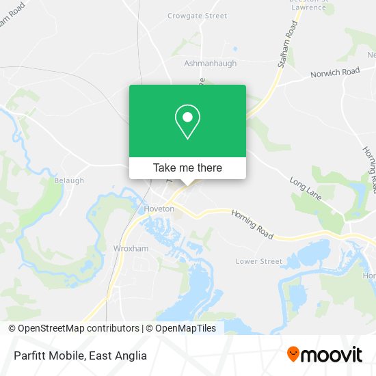 Parfitt Mobile map