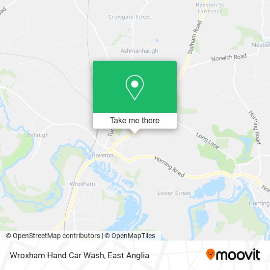 Wroxham Hand Car Wash map