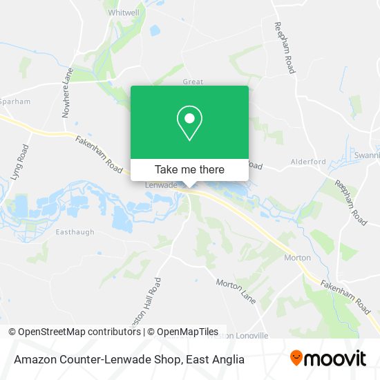Amazon Counter-Lenwade Shop map