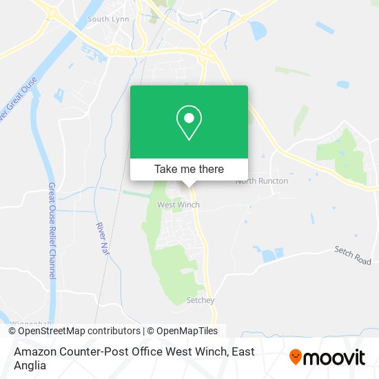 Amazon Counter-Post Office West Winch map