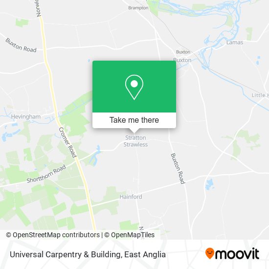 Universal Carpentry & Building map