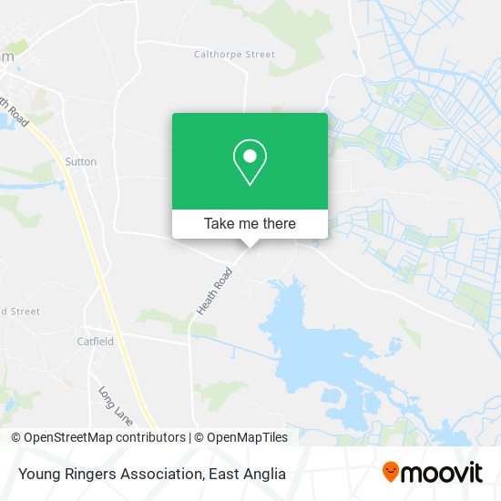Young Ringers Association map