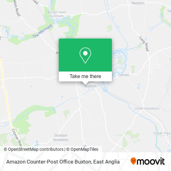 Amazon Counter-Post Office Buxton map