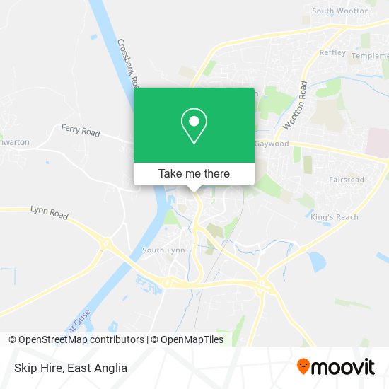 Skip Hire map