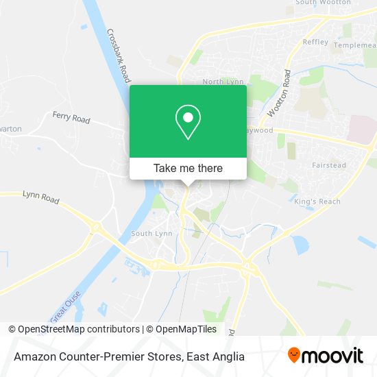 Amazon Counter-Premier Stores map