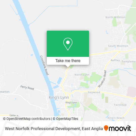 West Norfolk Professional Development map