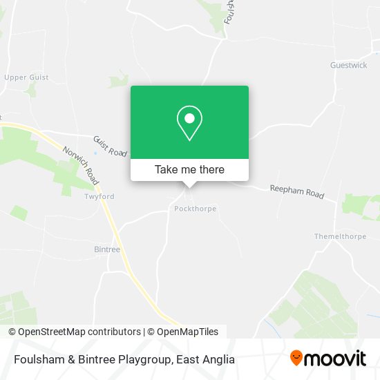 Foulsham & Bintree Playgroup map