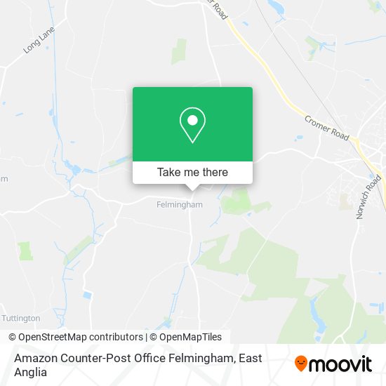 Amazon Counter-Post Office Felmingham map