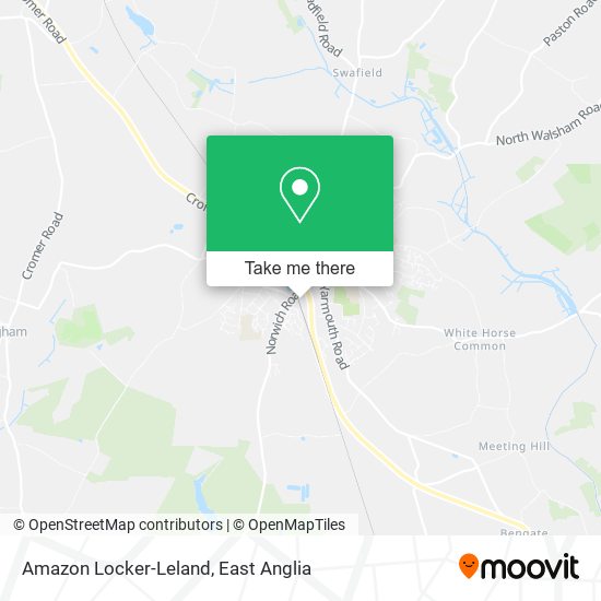 Amazon Locker-Leland map