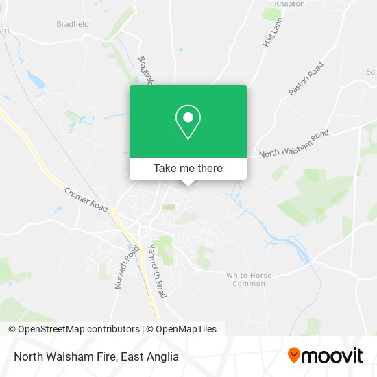 North Walsham Fire map