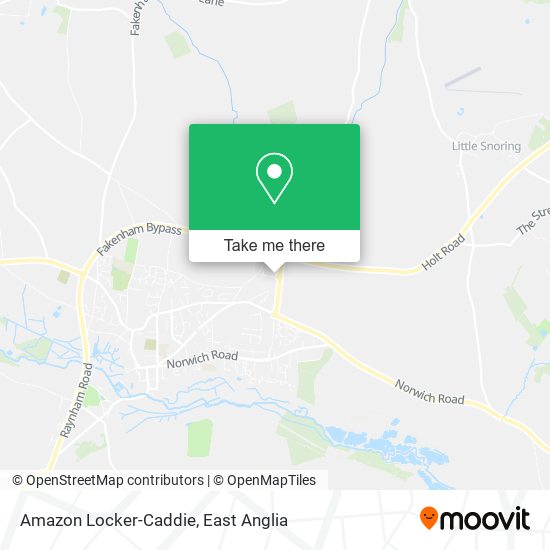 Amazon Locker-Caddie map