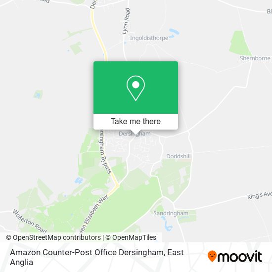 Amazon Counter-Post Office Dersingham map