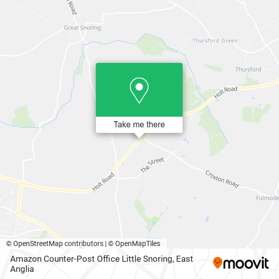 Amazon Counter-Post Office Little Snoring map