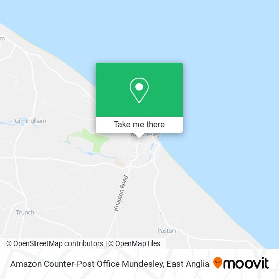 Amazon Counter-Post Office Mundesley map