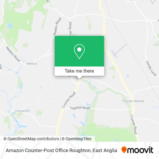 Amazon Counter-Post Office Roughton map