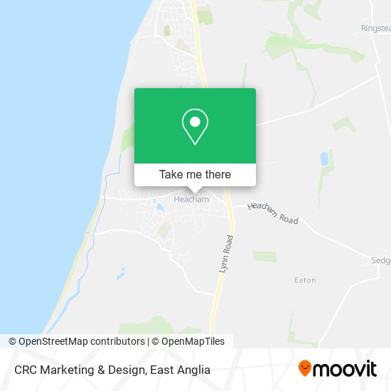 CRC Marketing & Design map