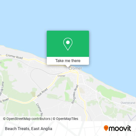 Beach Treats map