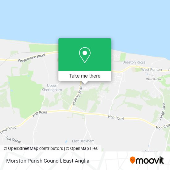 Morston Parish Council map