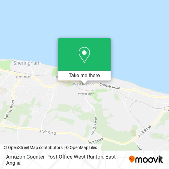 Amazon Counter-Post Office West Runton map