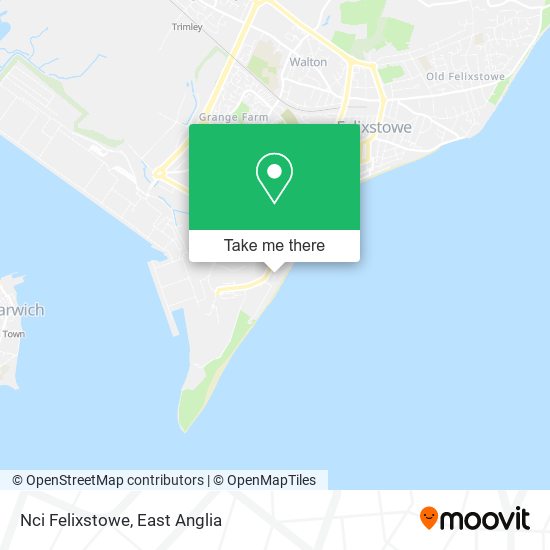 Nci Felixstowe map
