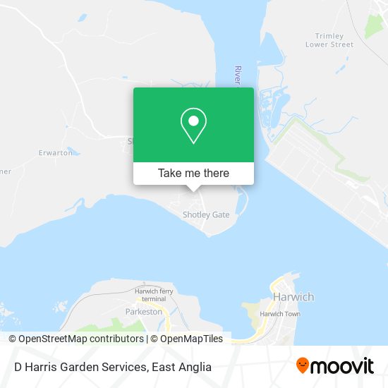 D Harris Garden Services map
