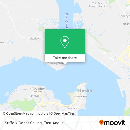 Suffolk Coast Sailing map
